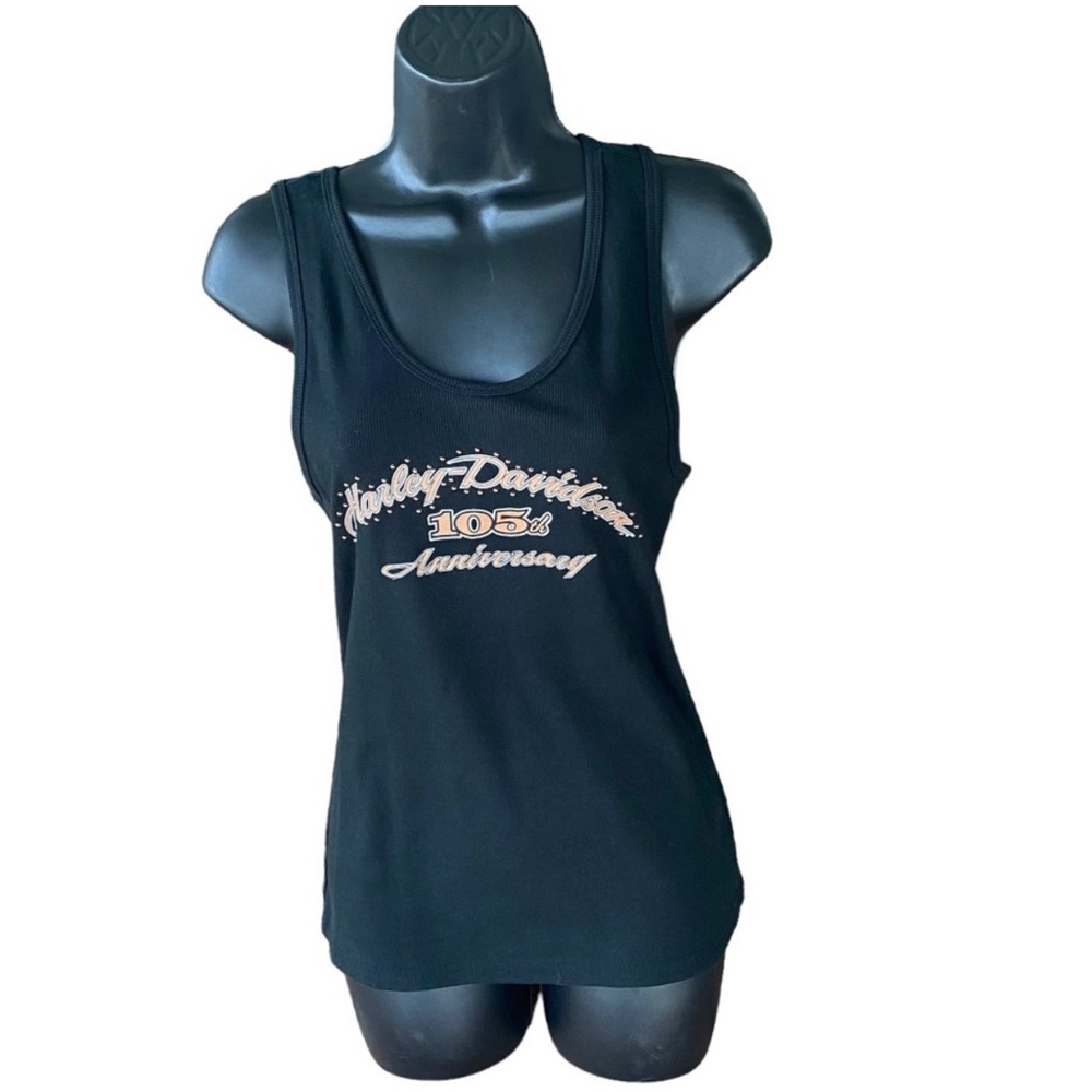 Harley Davidson 105th Anniversary NWT Black Tank Size Medium